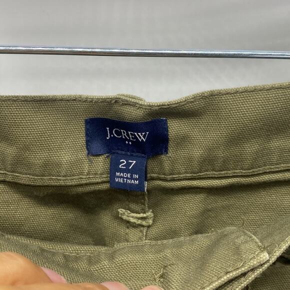 J. Crew Chino Olive Green high waisted ankle length business casual career ware - Picture 5 of 8